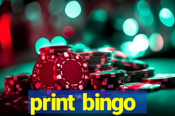 print bingo